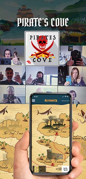 Pirates Cove Team Building Activity Virtual Treasure Hunt